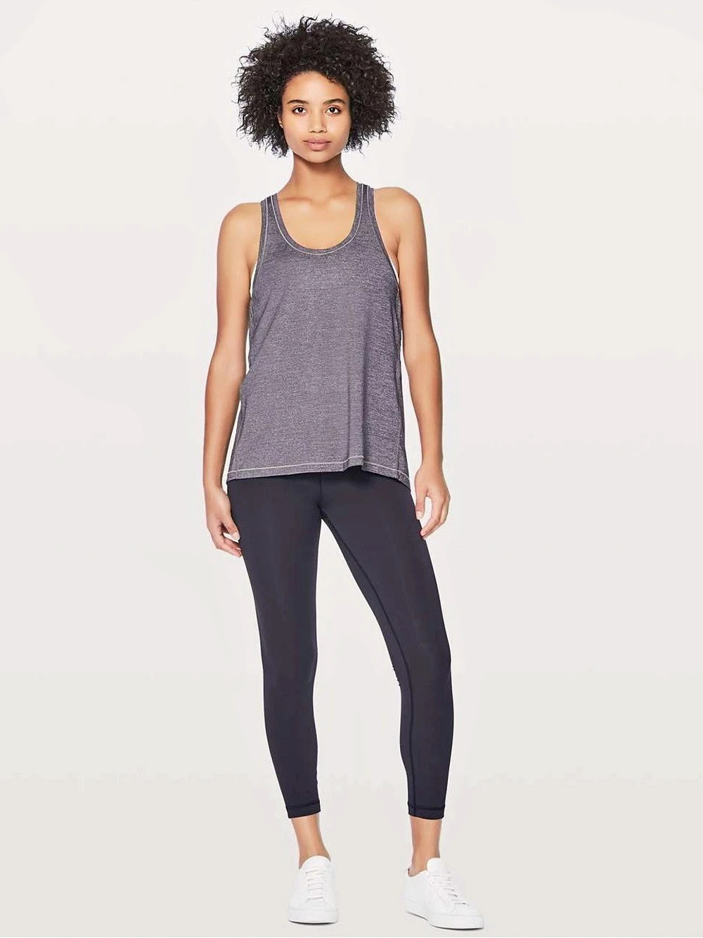Lululemon Hold & Let Flow Tank
Heathered Midnight Navy